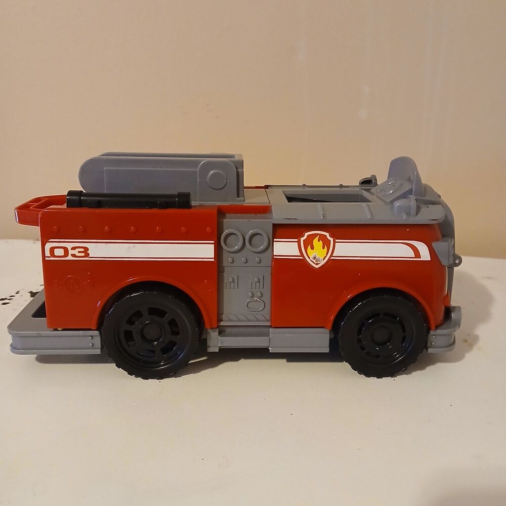 Paw Patrol Marshall's Red Ride N Rescue Transforming 2-in-1 Playset & Fire Truck - Picture 5 of 9